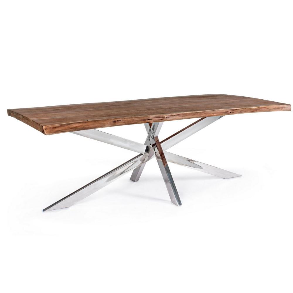 asztal fenyes ezust krom kozponti femlab natur fa asztallap etkezoasztal modern design loft etkezo butor formavivendi lakberendezes.jpg